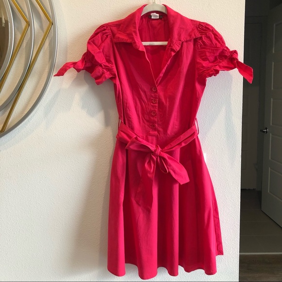SOLD 🛑 ModCloth Soda Fountain Dress in Red Cherry - Picture 2 of 11